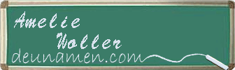 Amelie Woller Visitenkarte